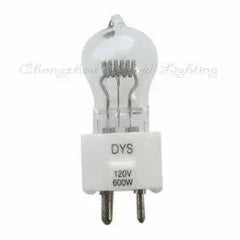 Halogen bulb 120v 600w DYS GZ9.5 clear glass lamp with two-pin base