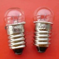 Miniature lamp 6v 0.6w E10 base pilot indicator bulbs set of 2