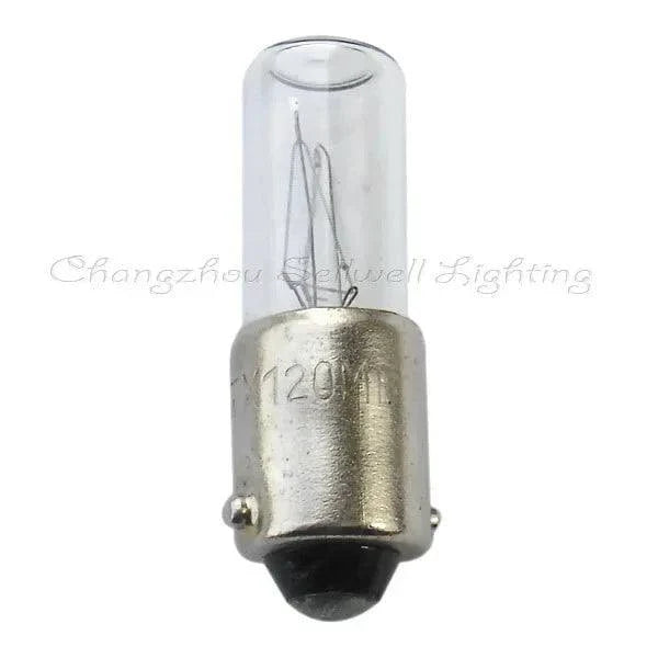 Miniature bulb 220V 5W ba9s base clear glass t8x28mm bulb