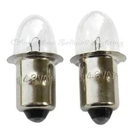 Set of 10 miniature bulbs 4.8V 0.75A with P13.5s base for small lighting applications