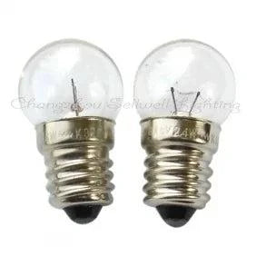 10pcs Miniature lamp 6v 2.4w E10s g14 small clear bulb set