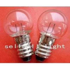 10pcs krypton lamp 6v 0.4a E10 base G16x29 clear glass bulbs