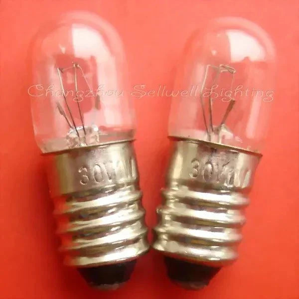 Miniature bulb 30v 1w E10 base indicator pilot light lamp pair