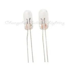 10pcs miniature lamp 1.5v 0.05a small clear bulb 4mm x 10mm each electrical component