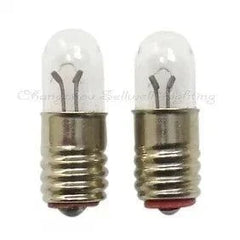 Set of 10 miniature bulbs 2.5V 0.3A E5x15 base 5mm diameter