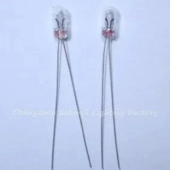 10pcs miniature 1.5V 0.05A small lamps with 3mm diameter and 20mm length