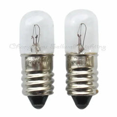 Miniature lamp 18v 0.11a E10 base 10mm diameter 28mm length bulb set of 2