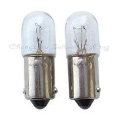 Miniaturre lamp 28v 2w ba9s t10x28 A223 clear glass bulb pair