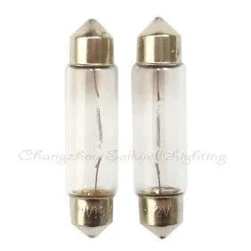 Pair of auto lamp bulbs 12v 18w 11x42.5mm compact size