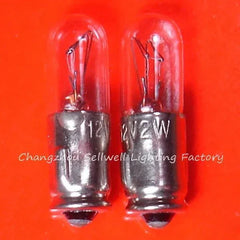 10pcs Miniature 12v 2w Ba7s indicator pilot light bulbs