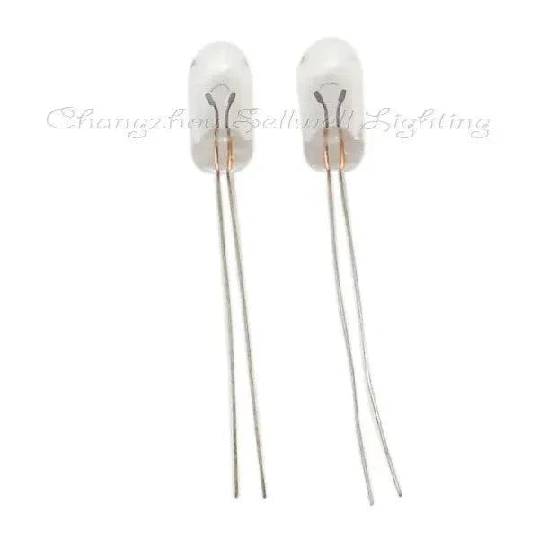10pcs miniature lamp 24V 0.025A clear glass bulb 4.7mm diameter 12mm length
