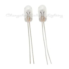 10pcs miniature lamp 24V 0.025A clear glass bulb 4.7mm diameter 12mm length