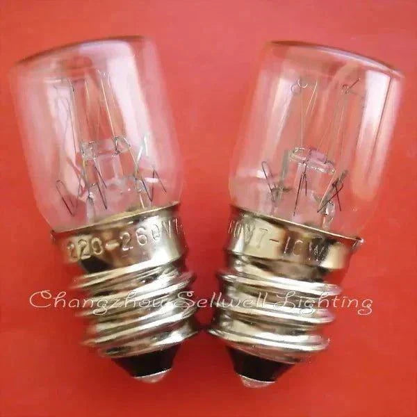 10pcs miniature lamps 220-260V 7-10W E14 base incandescent bulbs