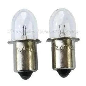 Wholesale miniature lamp 2.4v 0.5a P13.5s A101 with 13.5mm diameter and 28mm length, pack of 10pcs