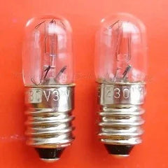 10pcs miniature bulb 220-240v 3w E10 base t10x28mm set