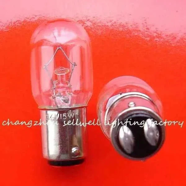 Signal tower light 24v 15w ba15d miniature bulb ideal for Schneider ABB Siemens IDEC indicator replacements