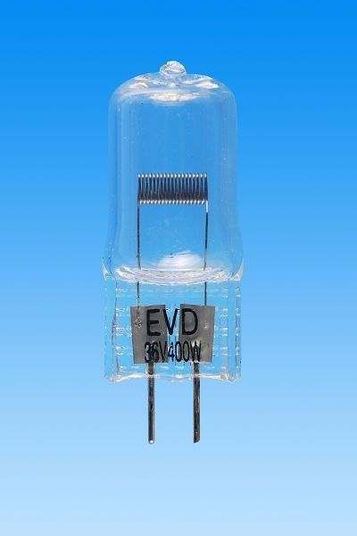 Halogen light evd 36V 400W clear glass bulb for movie and slide projectors