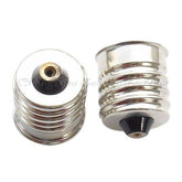 10 pcs metal lamp bulb adapters for MS4 BA7S BA9S E10 E12 E14 E27 BA15S BA15D R17D bayonet and screw sockets