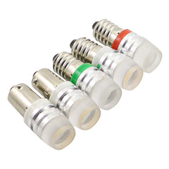 厂家销售led指示灯泡12V 24V BA9S E10 led灯泡挂口卡口螺口1W