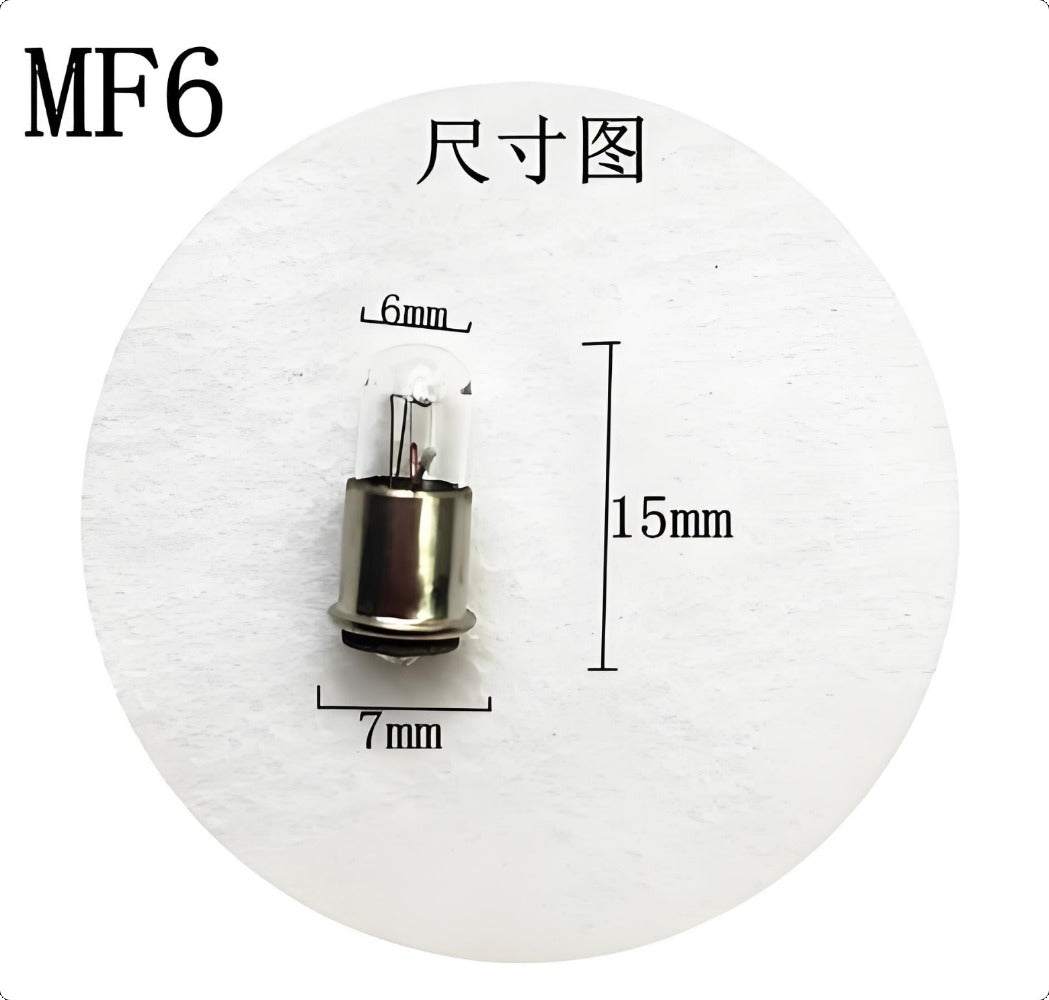 Marine instrument lamp bulb MF6 28V 40MA with 6mm diameter and 15mm height indicator bulb