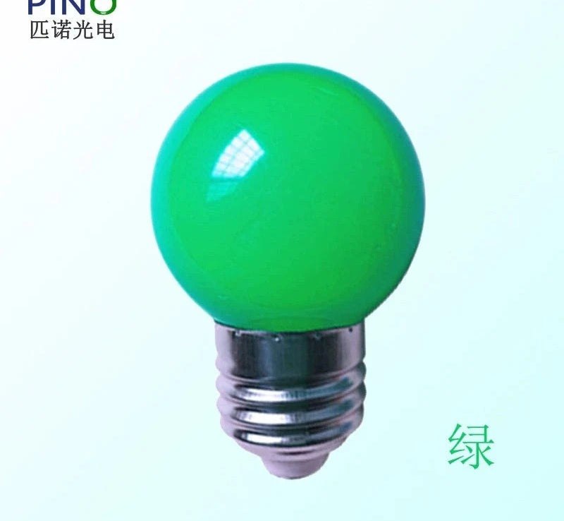 LED color household E27 220v screw red light yellow blue orange lantern advertising horse racing energy-saving lighting fill light live broadcast light