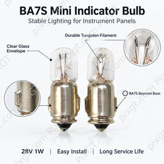 Miniature light bulb lamps 28v 1w ba7s A167 GREAT 10pc Wholesale supplier