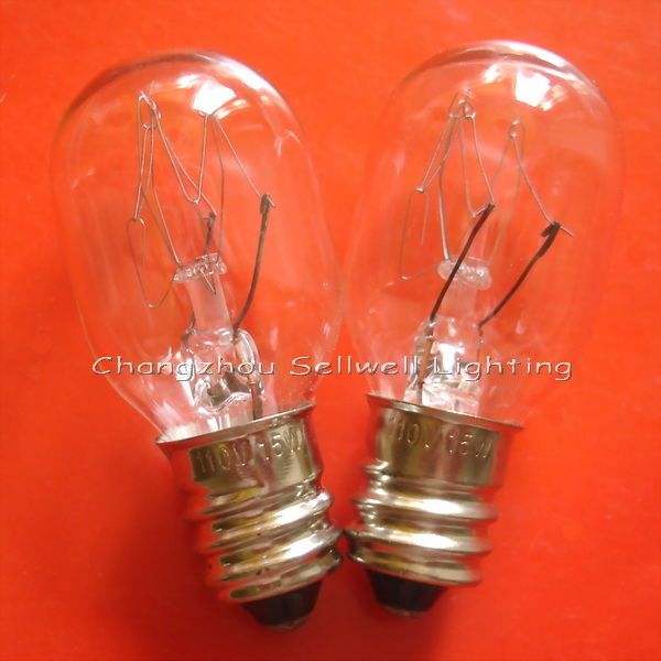 Two clear E12 screw base lamp holders instrument bulbs on an orange background