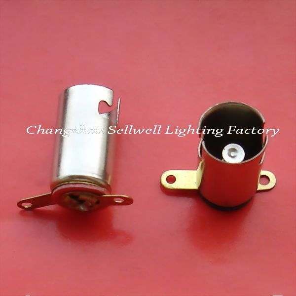 Set of 10 Ba9s lamp holders for teaching aids and signal instrument light bulbs, compatible with various voltages.