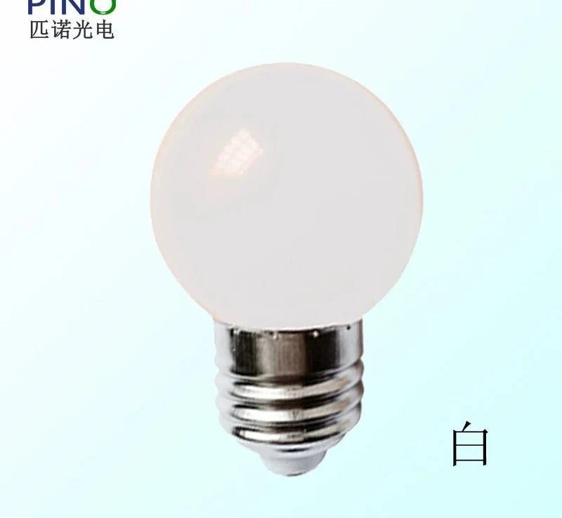 LED color household E27 220v screw red light yellow blue orange lantern advertising horse racing energy-saving lighting fill light live broadcast light