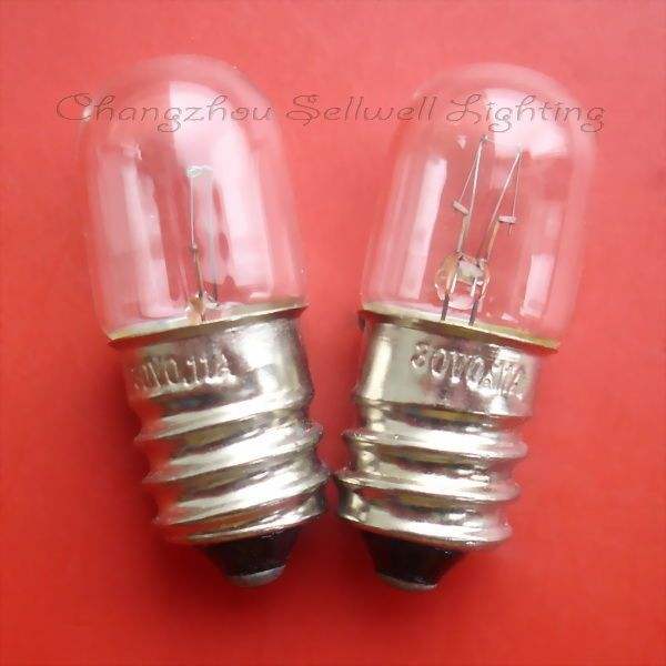 Set of 10 E12 lamp holders with small instrument bulb indicators for 12v to 220v electric devices