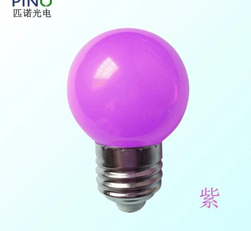 LED color household E27 220v screw red light yellow blue orange lantern advertising horse racing energy-saving lighting fill light live broadcast light