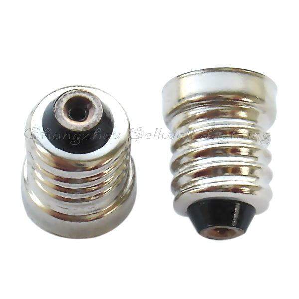 10 pcs metal bayonet screw adapters for MS4 BA7S BA9S E10 E12 E14 E27 BA15S BA15D R17D bulbs