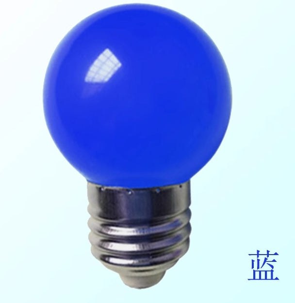 LED color household E27 220v screw red light yellow blue orange lantern advertising horse racing energy-saving lighting fill light live broadcast light