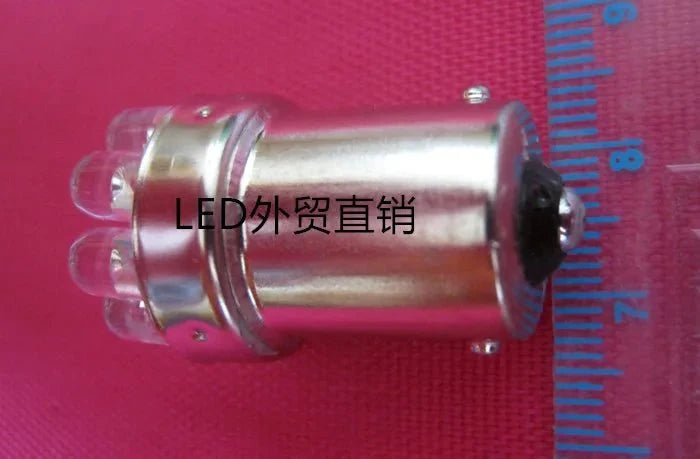 Instrument alarm signal indicator light bulb   single contact LED9   24V B15 colorful New