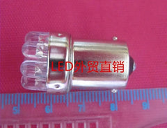 Instrument alarm signal indicator light bulb   single contact LED9   24V B15 colorful New