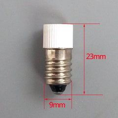 E10mm screw LED 6.3V button indicator light bulb lamp red yellow blue green white color  lights instrument  New