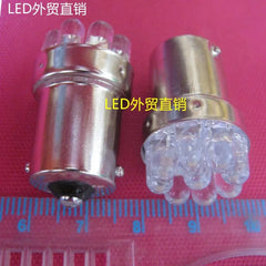 Instrument alarm signal indicator light bulb, single contact LED9, 24V B15 colorful LED bulb for instrument panels