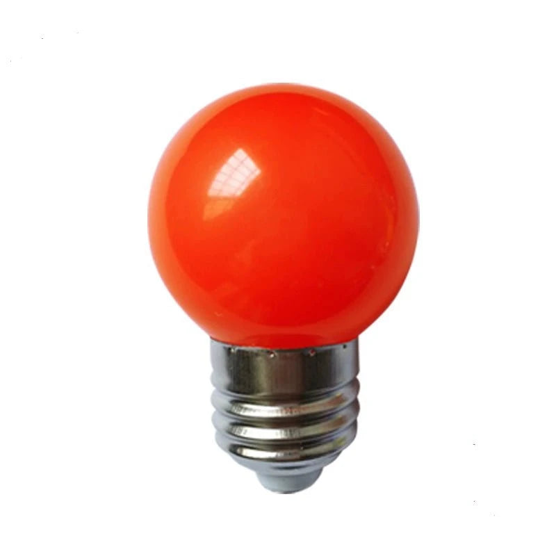 LED color household E27 220v screw red light yellow blue orange lantern advertising horse racing energy-saving lighting fill light live broadcast light