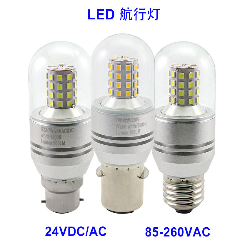 P28s led marine light 24v 9wwaterproofled bulb led ship navigation light 100-240vac