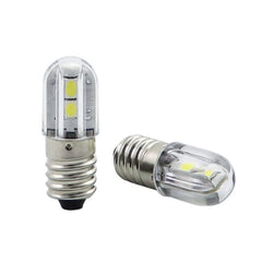 Source manufacturer e10 flashlight led bulb 6v 12v b9 bayonet indicator signal light 24v 48v 60v