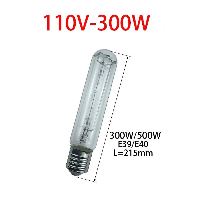 110V 300W marine halogen bulb floodlight tube with E39 E40 base and 215mm length