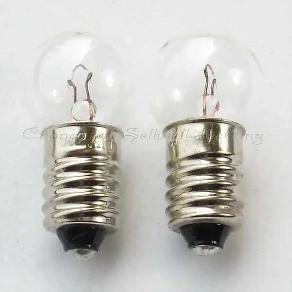 Miniature lighting lamps e10 g14 6v 2.4w A064 10pcs