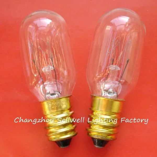 10pcs Miniature light 220V 15W E14 T22X59 A631 GOOD sellwell lighting