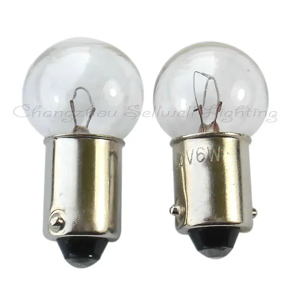 10pcs Miniature bulb 12v 6w Ba9s 14x28 A086 NEW sellwell lighting