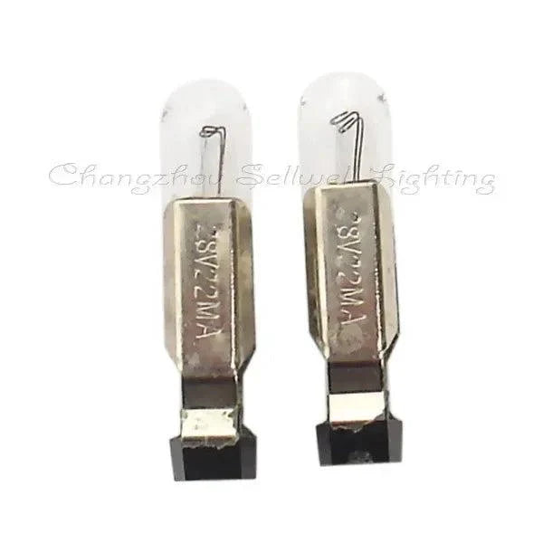 Set of 10 telephone lamps 28V 22mA 5x22mm A270 micro bulbs for lighting