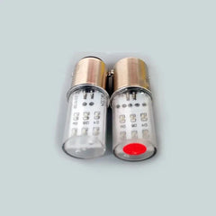 B15 LED warning lamp bayonet 12V24V36V5W220 indicator red yellow green white machine alarm signal