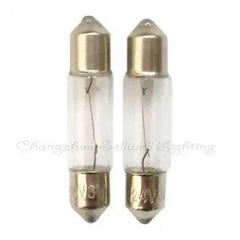 Set of 10 auto light bulbs 24v 3w 6x30mm replacement lamps