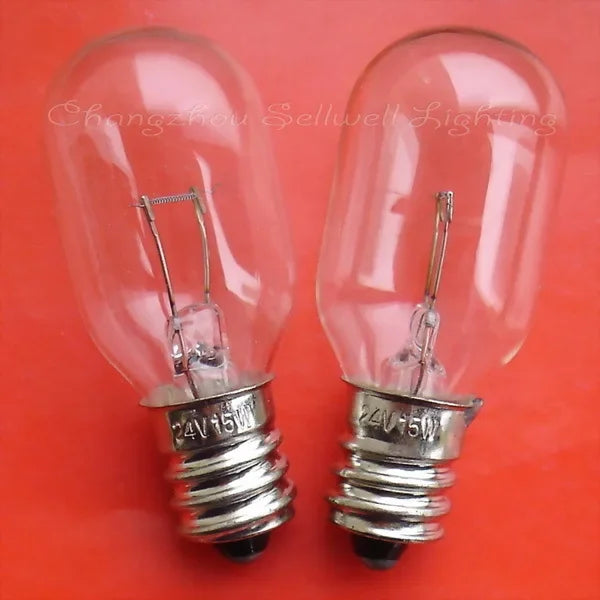 10pcs Miniature light 24V 15W E12 T20X48 A664 GOOD sellwell lighting