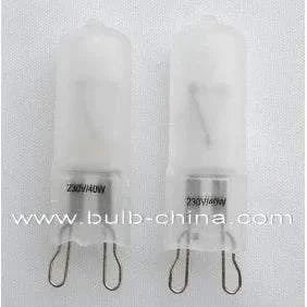 Halogen lamp 230v 40w G9 base A383 pack of 10 bulbs