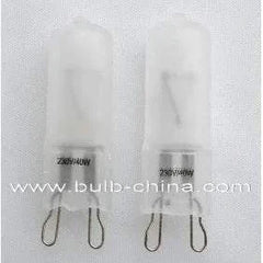 Halogen lamp 230v 40w G9 base A383 pack of 10 bulbs